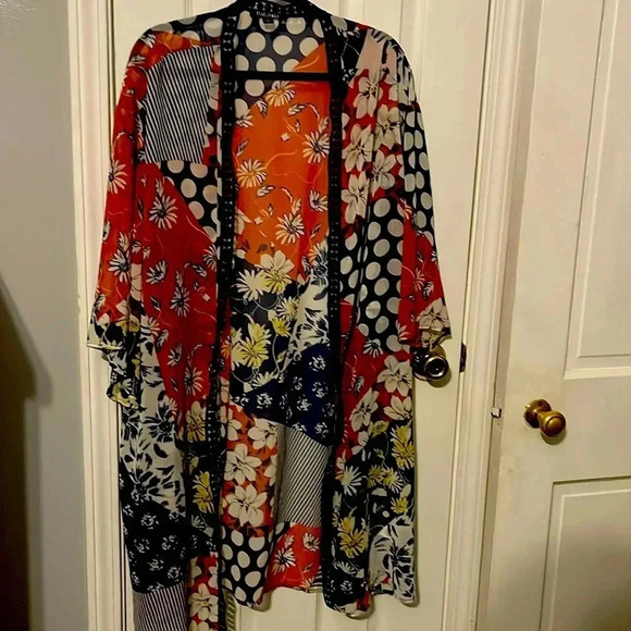 Roz & Ali Tops - Too and Ali from Dress Barn kimono size 1x